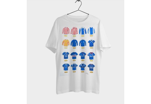 Oldham Athletic FC Retro Art Football Shirts T-Shirt Oldham Athletic FC Retro Art Football Shirts T-Shirt